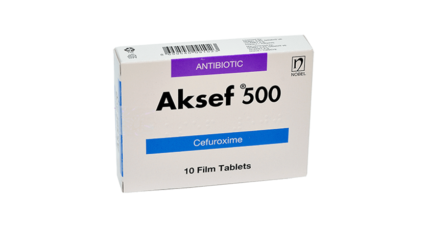 Aksef 500mg 10 Film Coated Tablets