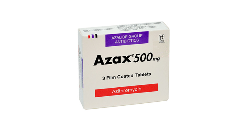 Azax 500mg 3 Film Coated Tablets