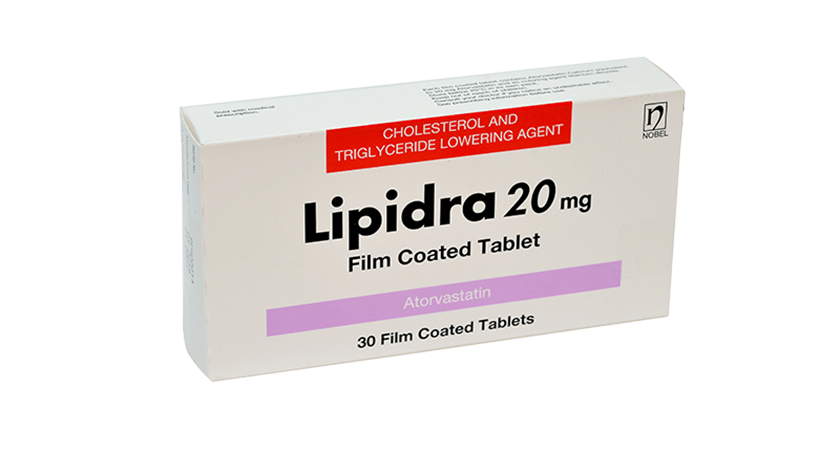 Lipidra 20mg 30 Film Coated Tablet