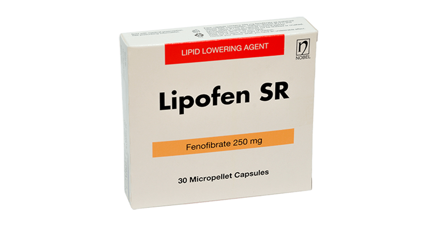 Lipofen SR 250mg 30 Micropellet Capsules